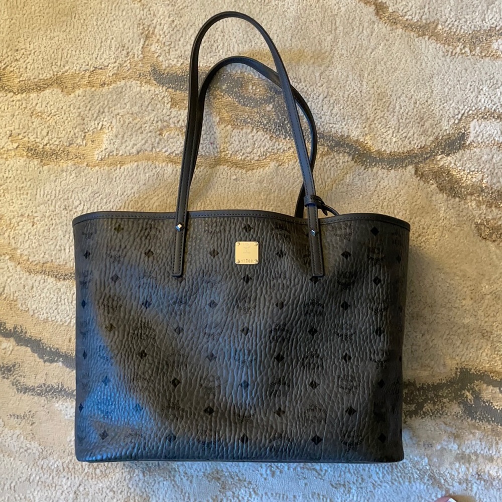 NWT MCM - Limonta Logo Print Tote with wallet attached